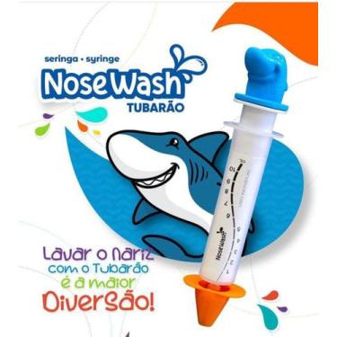 Imagem de Seringa NoseWash p/ Lavagem Nasal 10ml Tubarão Agpmed - Agaplastic