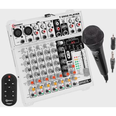 Imagem de Mesa De Som Taramps 0602 Player Bt Microfone Efeito Echo Fx