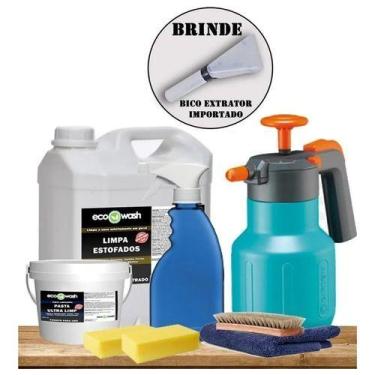 Imagem de Kit Lava A Seco De Estofados Sofá Colchão Tapete Cadeiras! - Eco Wash