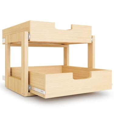 Imagem de Grehitk Organizador de armário removível (duas camadas 51 cm L x 53 cm P x 40 cm A)