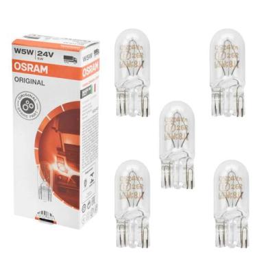 Imagem de 5 un Lâmpadas Pingão Especial Automotiva 5w 24v Ledvance Osram T10