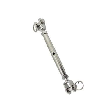 Imagem de Esticador Em Aço Inox Tubular 8 Mm Para Cabo De Aço Corrente - Abrolho