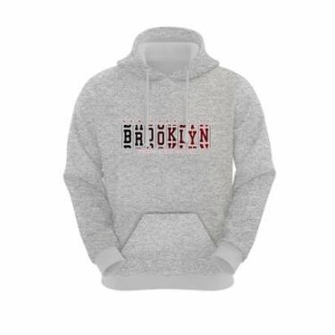 Imagem de Moletom Canguru Unissex Inverno Algodão Blusa de Frio Capuz Bolso-Unissex