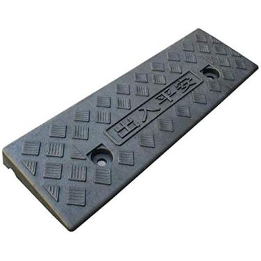 Imagem de Limiar de borracha para rampa, rampa de movimento, rampas de scooter, rampas leves portáteis para cadeira de rodas rampas de bicicleta duráveis antiderrapantes escada doméstica almofada triangular