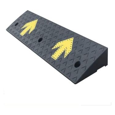 Imagem de Limiar de borracha para rampa, rampa de movimento, rampa de limiar, rampa de cadeira de rodas, rampa de borracha para calçadas, rampas de deficiência, degraus de casa rampa de scooter (uma cor 100