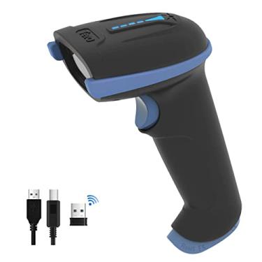 Imagem de Tera Scanner de código de barras QR 1D 2D sem fio e com fio com indicador de nível de bateria, leitor de código de barras impresso digital, sem fio, portátil, scanner de código de barras compacto,