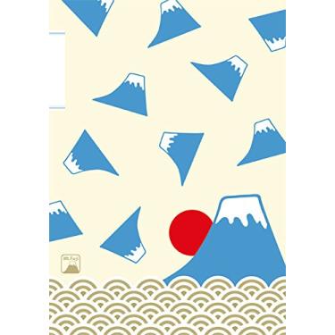 Imagem de [Conjunto de 6] A5 Notepad Notebook 8 mm-Ruled 22 Lines 48 páginas - Série tradicional de padrões japoneses - Mount Fuji CHO-035