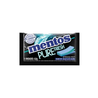 Imagem de Chiclete Mentos Pure Fresh 3 Strong Mint 8,5g