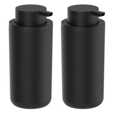 Imagem de 2x Dispenser Sabonete Liquido Detergente 500ml Preto - OU