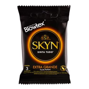 Imagem de Preservativo Blowtex Skyn Extra Grande 3 Unidades