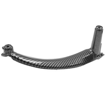 Imagem de Jaronx Maçaneta de porta BMW X5 E70/X6 E71 para X5 2008-2013 e BMW X6 2008-2014, substituição da maçaneta traseira esquerda interna de fibra de carbono (lado esquerdo)