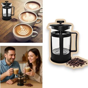 Imagem de Cafeteira Prensa Francesa Cremeira Café Leite Chá 300ml - Fratelli