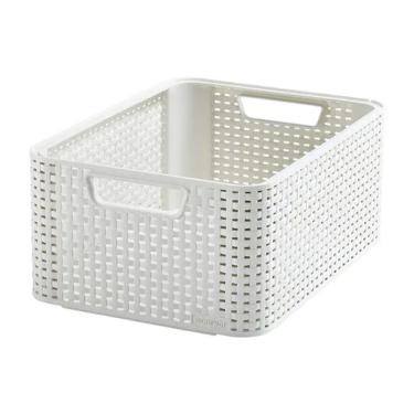 Imagem de Cesto Organizador 18 Litros Style Curver Branco Keter