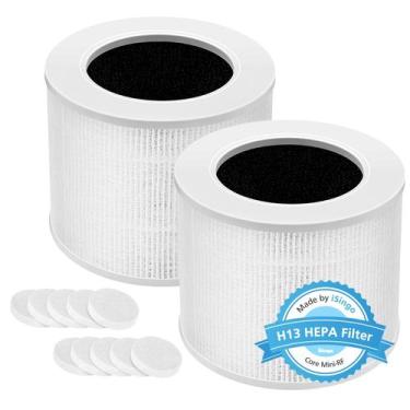 Imagem de Filtro de substituição iSingo 2 Pack Core Mini H13 True HEPA