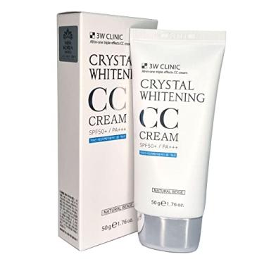 Imagem de 3W Clinic [3W Clinic] Creme Cc Crystal 50Ml Fps 50 Pa+++ (Bege Natural)/ Multi-Cc, Protetor Solar/Cosméticos Coreanos
