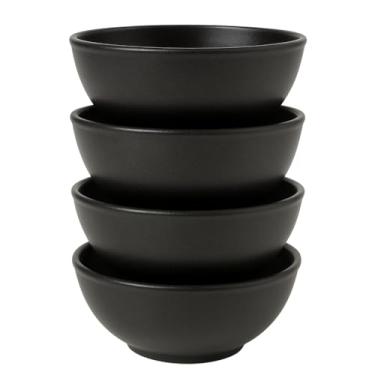 Imagem de Conjunto de 4 Tigelas Bowl EVO, 700ml, 17,1x17,1x6,2cm, Material WPC, para Sopa, Açaí, Sobremesa, Lanche
