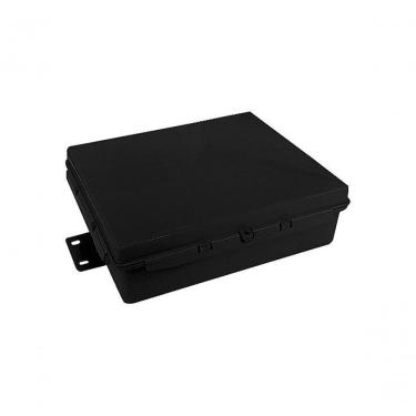 Imagem de Caixa Hermetica Multitoc Preta Vedada 25x20x8 Completa