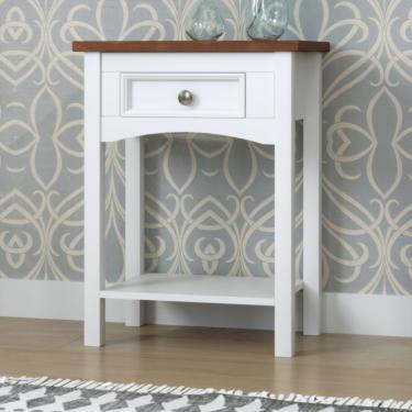 Imagem de Mesa Aparador 1 Gaveta 1 Prateleira Veneza Branco