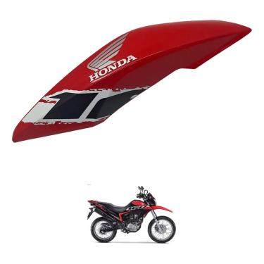 Imagem de Carenagem Esquerda Tanque Genuína Honda Bros 160 Vermelha