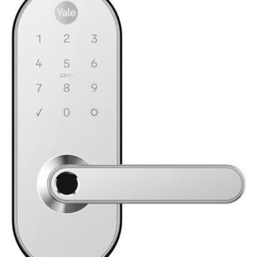 Imagem de Fechadura Eletrônica Digital Tag Biometria Resit. Agua Yale