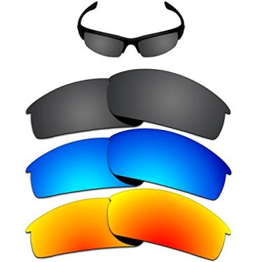 Imagem de Kygear Lentes de reposição compatíveis com óculos de sol Oakley Bottlecap polarizados, Bk&bu&re, 0