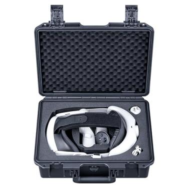 Imagem de Lykus Capa Rígida À Prova D'Água Titan Oq210, Compatível Com Quest 3S/Quest 3 E Kiwi Design K4/Spc Head Strap Battery/Elite Battery, Melhor Proteção [Somente Capa]
