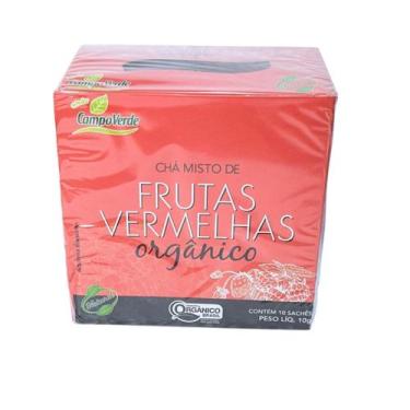 Imagem de Chá Frutas Vermelhas Orgânico Sachês Campo Verde