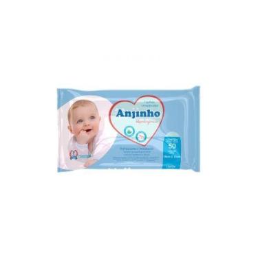 Imagem de Toalha umedecida anjinho azul c/50 - 11234