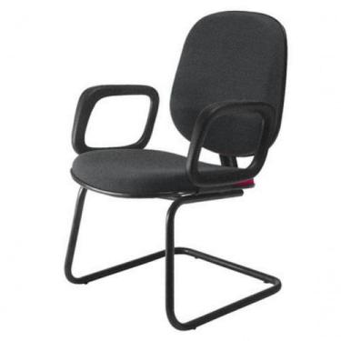 Imagem de Cadeira Diretor Interlocutor Para Escritório Linha Uno Marrom - DESIGN