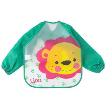 Imagem de Babador Infantil Impermeável Manga Longa Silicone 1 - Saz