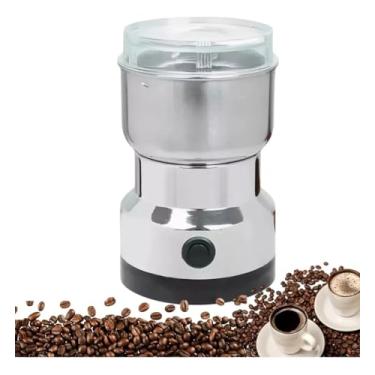 Imagem de Triturador De Café e Grãos Moedor de Café Elétrico Processador Inox de Moagem