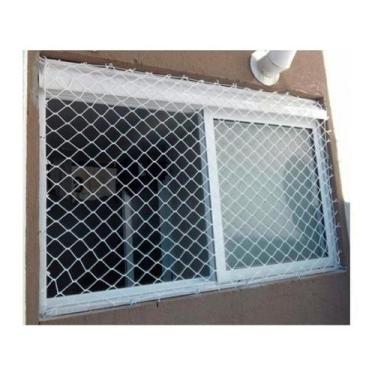 Imagem de Kit Completo Rede Tela Segurança Proteção Janela 9M X 2,10M - Lahuman