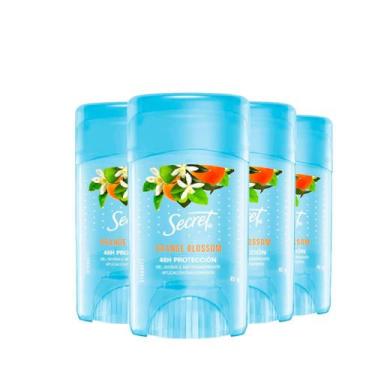 Imagem de kit Desodorante Antitranspirante Secret Clear Gel Orange Blossom 45g -