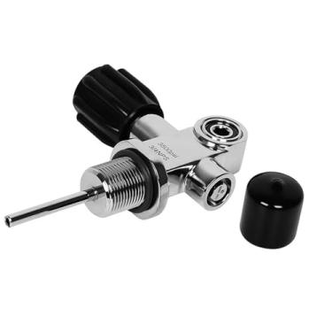 Imagem de SM SunniMix Válvula de cilindro de mergulho autônomo 250Bar 3/4-14nps, desconexão rápida, fácil instalação, adaptador de enchimento de ar multifuncional de 4,1 x
