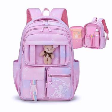 Imagem de Mochila Juvenil Escolar 3D Alça Costa Acolchoada Estojo Integrado Refo