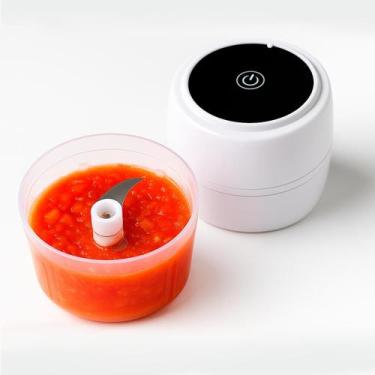 Imagem de Processador Mini USB Para Alho Cebola Temperos e Legumes  Prático e Po