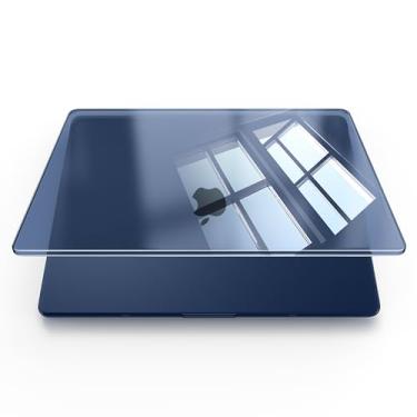 Imagem de soonjet Compatível com MacBook Air de 13 polegadas, capa cristalina, serve para modelos M4/M3/M2 2022-2025 A3240 A3113 A2681, design transparente com cores combinadas para todos os MacBook Air de 13,6