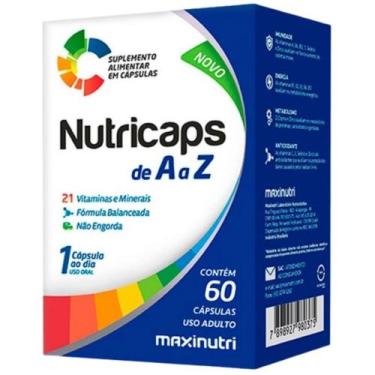 Imagem de Nutricaps A-Z (Polivitaminico) 60 cápsulas - Maxinutri
