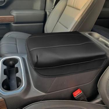 Imagem de Xaido Capa de apoio de braço do console central para Chevy Silverado & GMC Sierra 2019-2025 acessórios, Tahoe/Suburban/Yukon 2021-2025, capa protetora de almofada de tampa de descanso de braço para