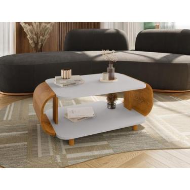 Imagem de Mesa Centro Bechara Floripa Apoio Mesinha Centro Decorativa Sala Porta