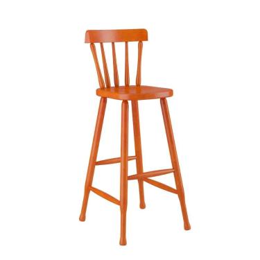 Imagem de Banqueta Bar Alta Acetinado Madeira Maciça Piratini