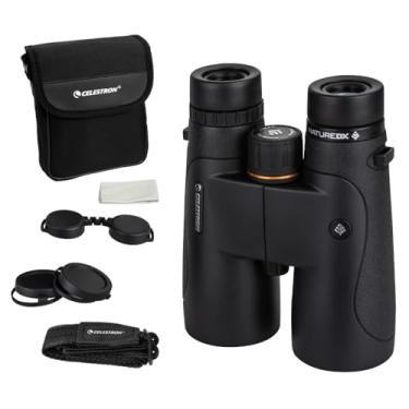Imagem de Celestron Binóculos Nature DX 12 x 50 – Binóculos para uso externo e para observação de pássaros – Totalmente multi-revestido com prismas BaK-4 – Blindado de borracha – Binóculos de neblina e à prova