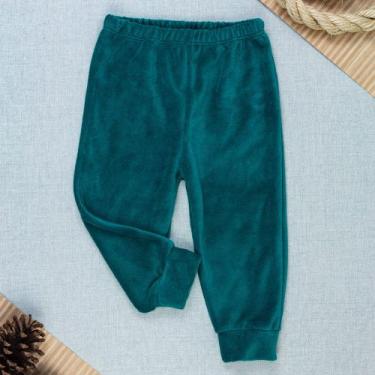 Imagem de Calça de Plush para Bebê Quentinha e Confortável - Era Uma Vez, Verde,