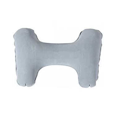 Imagem de Travesseiros Infláveis para Suporte Lombar e Pescoço, Anatômico, Ideal para Viagem