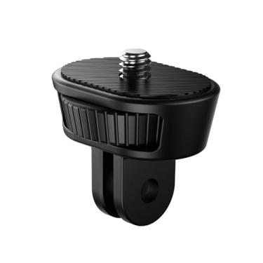 Imagem de VRIG Adaptador de montagem de tripé, adaptador de montagem de plástico, adaptador de conversão ¼-20 para montagem de adaptador de tripé, adequado para GoPro Hero/Insta360 X3/Sjcam/câmera de ação e