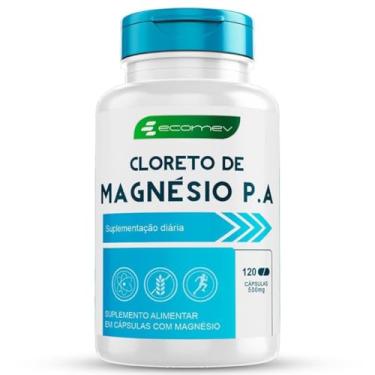 Imagem de Cloreto de Magnesio P.A 500Mg 120 Cápsulas - Ecomev (1 Unidade)