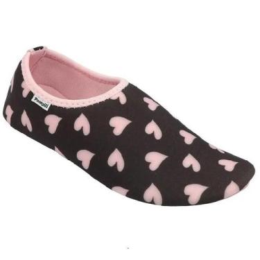 Imagem de Sapatilha Infantil Feminina Pampili Bem Me Quer 648.002, Preto, Rosa c