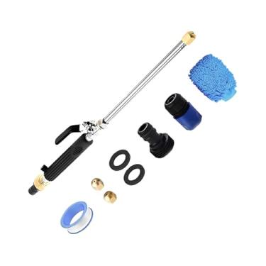Imagem de Rrlihjgu Bico de Mangueira de Pressão | Lança de Água de Alta Resistência e Potência,Ferramenta de Lavagem com Acessórios para Exterior, Jardim, Carro e Janela