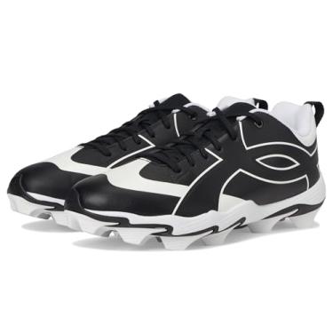 Imagem de Under Armour Tênis masculino Leadoff Icon Low Rm Baseball Cleats, (001) Preto/Branco/Preto, 42