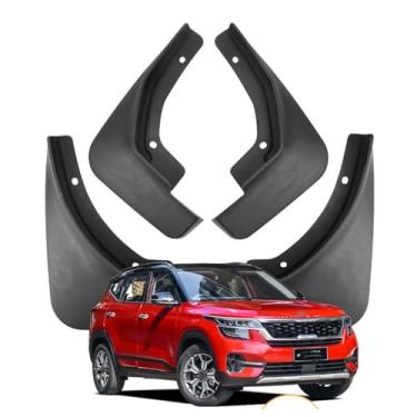 Imagem de Para-lamas e Protetores contra Respingos para KIA Seltos 2020-2024, Alargadores Para-lamas Dianteiros e Traseiros, Para-lamas em ABS, Protetores contra Lama Pedras e Detritos